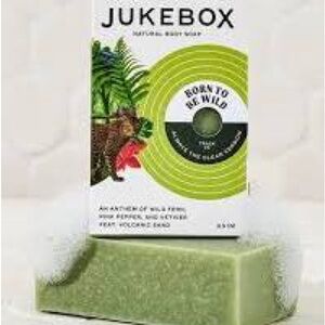 Set of 2, Jukebox Born to Be Wild Jungle Rhythm Natural Body Soap!